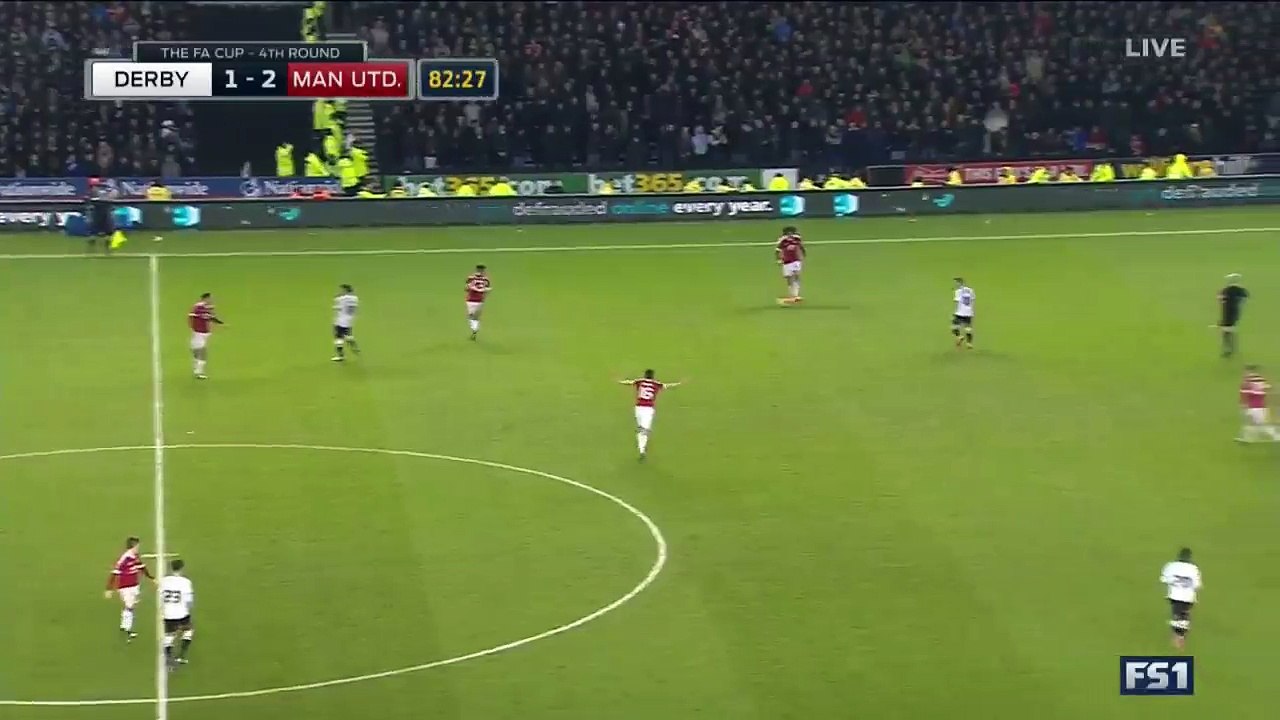 1-3 Juan Mata - Derby v. Manchester United 29.01.2016 HD