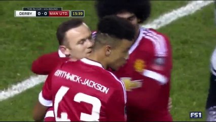 Derby 1 - 3 Manchester United - Highlights - 29-01-2016