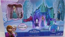 Frozen Elsa Magical Lights Palace with Olaf and Play Doh Light Up Castle Ice Palace Play Set