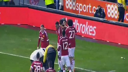 Daley Blind Goal - Derby County vs Manchester United 1-2 FA Cup 2016