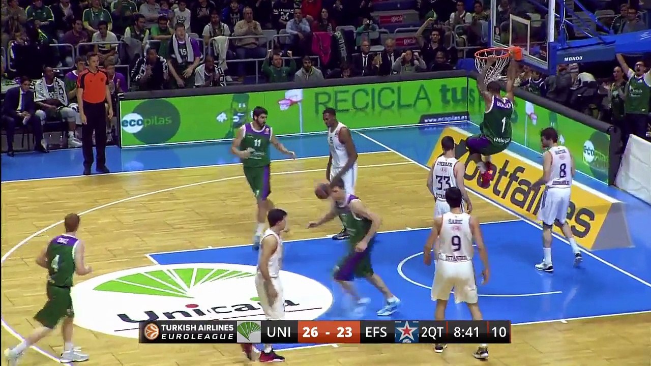 Highlights: Unicaja Malaga-Anadolu Efes Istanbul