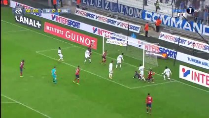 Sebastien Corchia Goal - Marseille 0-1 Lille - 29-01-2016 HD