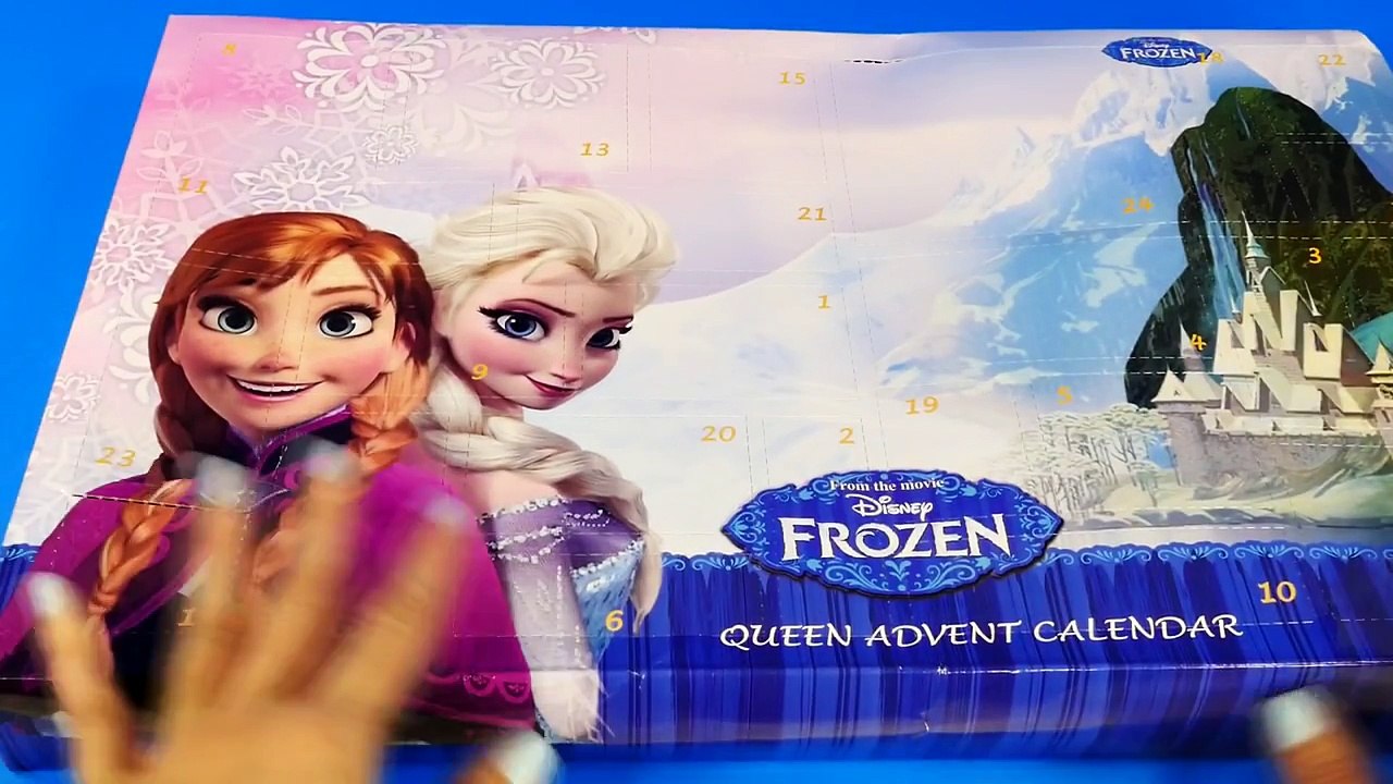 Frozen Queen Advent Calendar 24 Days of Surprise Toys Makeup Disney Elsa Anna Barbie Dolls