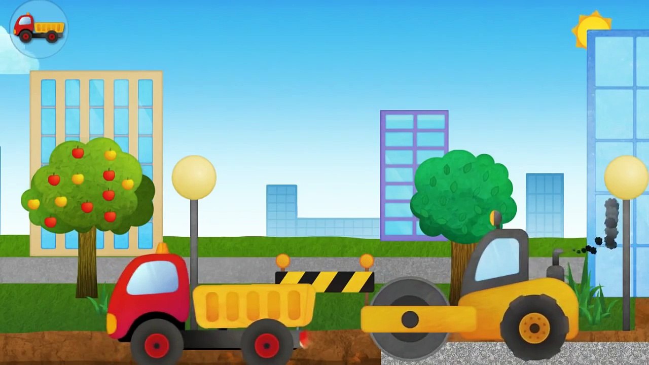 Kamyonlar Çizgi Film Damperli Kamyon Yule (Trucks)