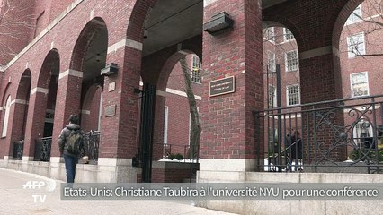 Etats-Unis: Christiane Taubira à l'université NYU