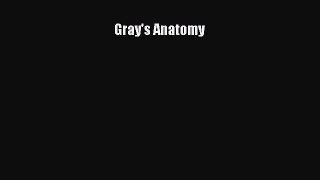 Gray's Anatomy Read Online PDF