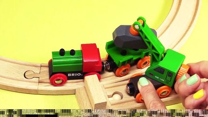 Oyuncak çizgi film Toplu taşıma araçları Brio şehrinde tren ve uçakla seyahat