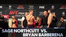 UFC on Fox 18 weigh-ins from Prudential Center in Newark