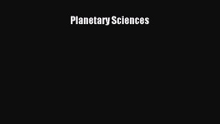 Planetary Sciences  Free Books