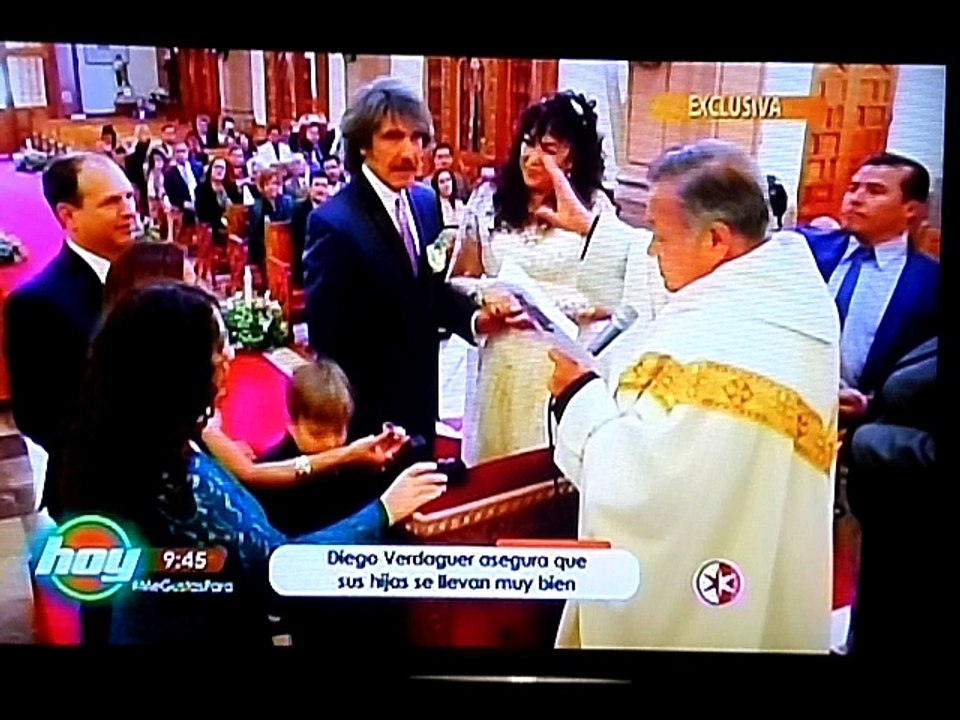 DIEGO VERDAGUER, CANTA TEMA PARA EL PAPA, HOY, ENE 29 2016