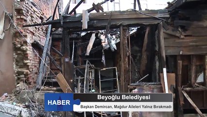 Başkan Demircan, Mağdur Aileleri Yalnız Bırakmadı