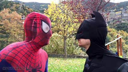 Spiderman vs Batman in Real Life - PLAYTIME AT THE PARK Superhero Movie