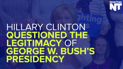 Clinton's Not Sure Bush Should Have Been President