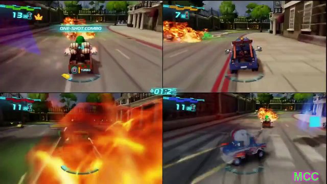 Cars 2 The Video Game TOKYO MATER vs MATER THE GREATER vs MATER IVAN vs MATERHOSEN 4 Player