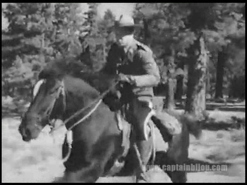 1957 DANGERS OF THE CANADIAN MOUNTED SERIAL RE-ISSUE TRAILER