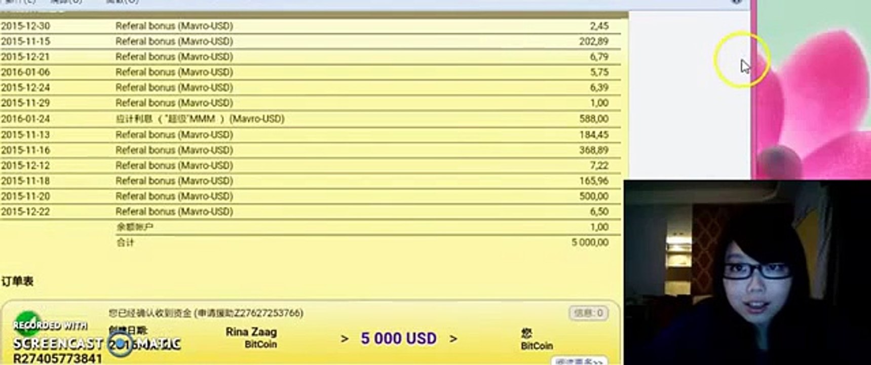 MMM PAYS 5000 USD