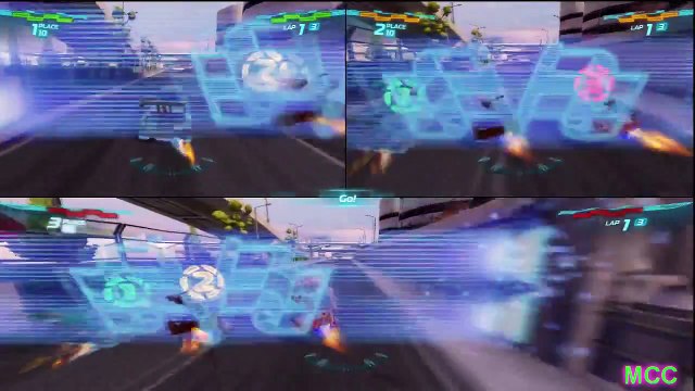 Cars 2 The Game Mater vs Mater vs Mater 3 Player Race on Terminal Sprint By Disney Cars Toy Club