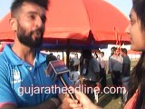 Actor Jay Bhanusali in Ahmedabad for CCL 6 playing for Mumbai Heroes