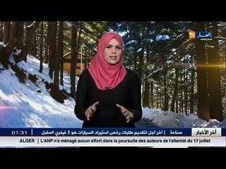 النشرة الجوية - أحوال الطقس ليوم السبت 30 جانفي 2016