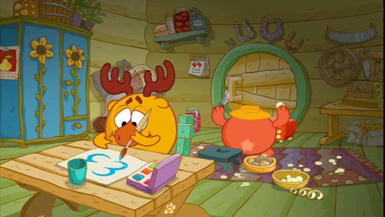 Мультфильм Смешарики - Смешарики 2D  - Футбол Первый тайм