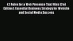 PDF Download 42 Rules for a Web Presence That Wins (2nd Edition): Essential Business Strategy
