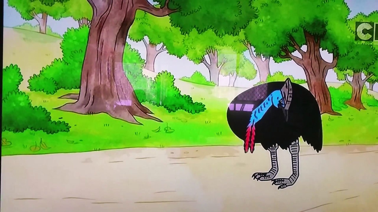 (Regular Show)  double waddle cassowary