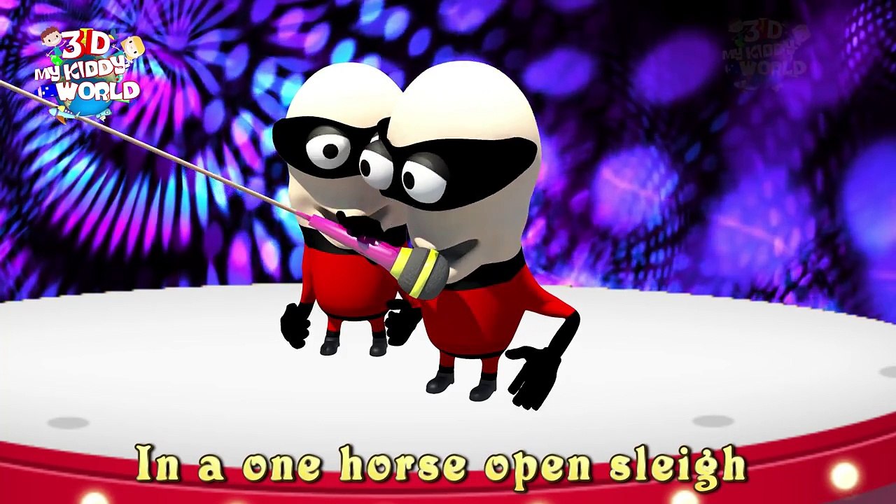 Jingle Bells | Christmas songs for kids | 3D