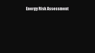 Energy Risk Assessment  PDF Download