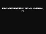 [PDF Download] MASTER DATA MANAGEMENT AND DATA GOVERNANCE 2/E [Download] Online