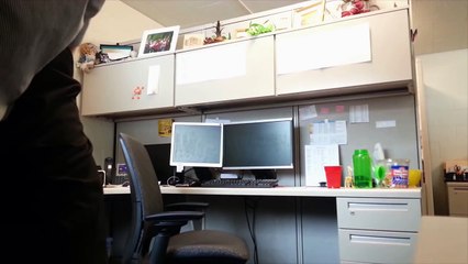 Guy Puts Air Horn Inside Coworker Chair