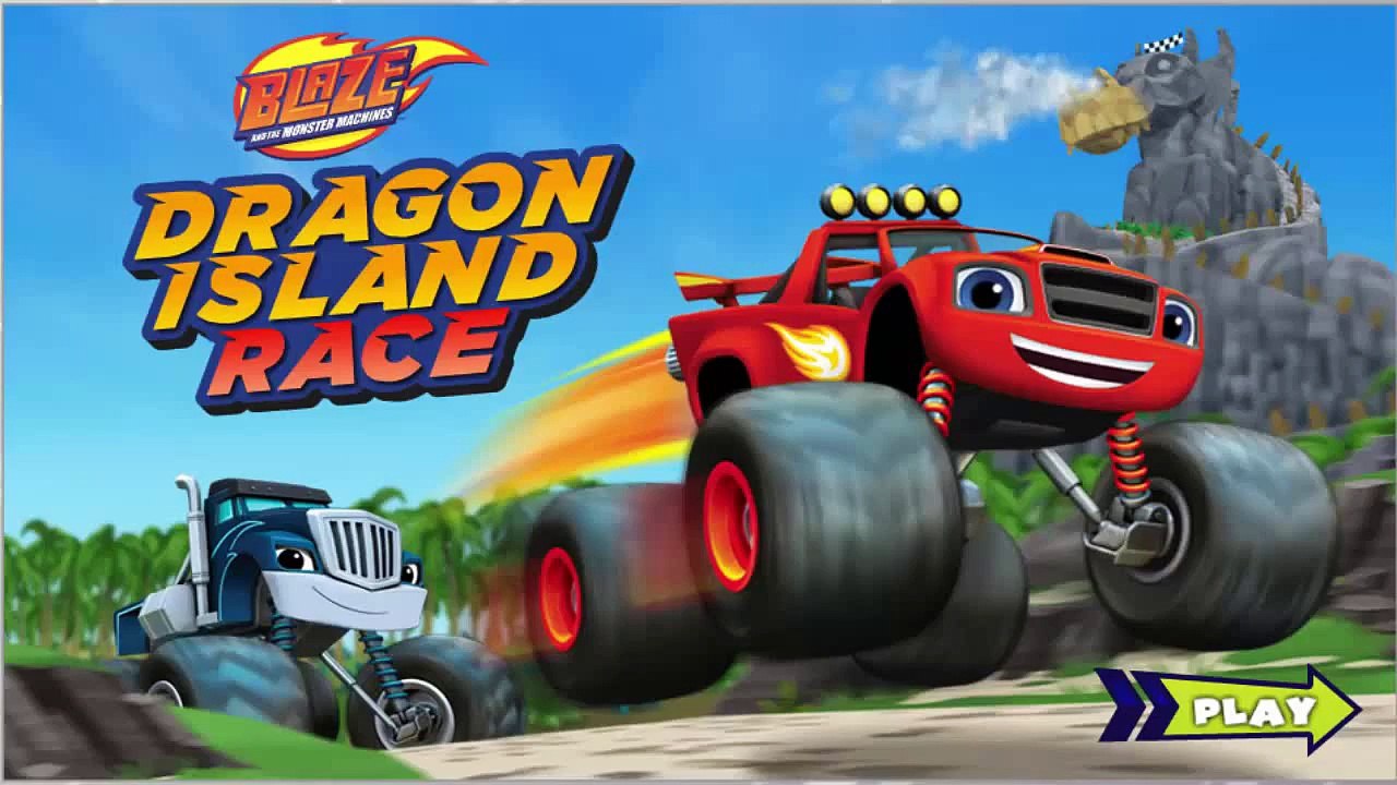 Blaze And Monster Machines - Dragon Island Race ( Nick Jr ) - totalkidsonline