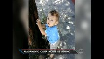 Alagamento provoca morte de menino em São Paulo