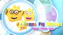 Peppa Pig Minions Play Doh Lollipop Finger Family  Nursery Rhymes (FULL HD)