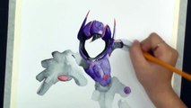 La VITESSE de DESSIN Hiro Hamada Disney Big Hero 6 Time-Lapse de la Peinture à lAquarelle