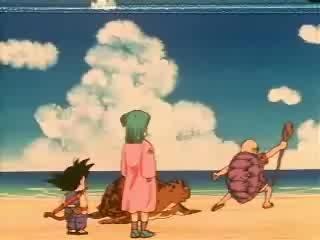 sangoku reçois son nuage magique