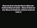 Minecraft: Book of Survival (Book of Minecraft - Unofficial Minecraft Guides -  Minecraft Books