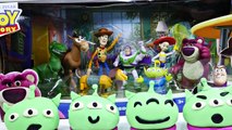 SURPRISE EGGS Toy Story Play Doh Egg Disney Pixar 8-Pack Figures Huevos Sorpresa Plastilina DCTC