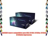 2xNEGRO toners compatibles para DELL B1160 B1160w B1163w B1165nfw impresoras