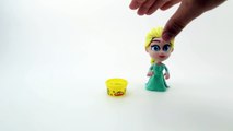 How Elsa Makes Play-Doh Num Noms ----- Disney Frozen Stop Motion Animation