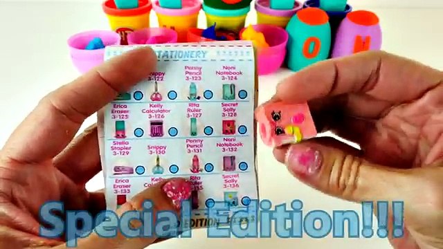 Play-Doh Season 3 Shopkins Ultra Rare Polished Pearl Surprise Eggs Plastiline Huevos Sorpresa DCTC