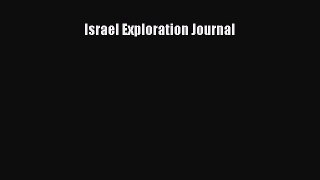 [PDF Download] Israel Exploration Journal [PDF] Online
