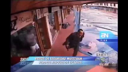 Cámaras captan asesinatos de sicarios