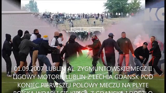 Awantura Chuligańskie Życie-Motor Lublin Zamieszki,Zadymy,Bójki.HD.