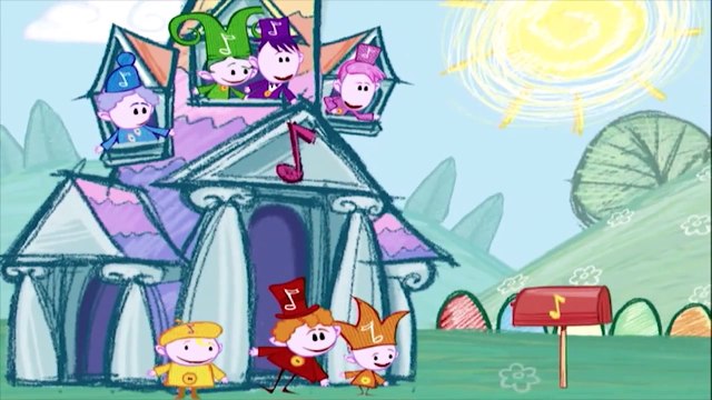 Мультфильм про ноты, Веселые Нотки, Обучающие музыкальные мультфильмы от BabyfirstTV