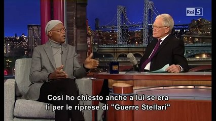Samuel L. Jackson al David Letterman 13 11 2013 (sub ita)