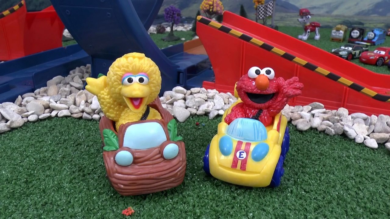 Blaze and the Monster Machines Monster Dome Car Toy Competing on Race Track Toy Review