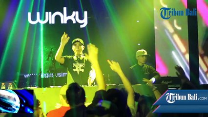 Pesona DJ Winky di Panggung Boshe VVIP Club Bali