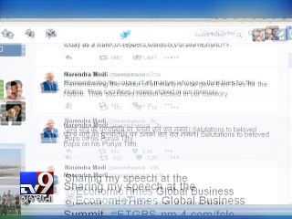 Mahatma Gandhi 67th Death Anniversary : PM Modi pays obeisance to Father of the Nation - Tv9