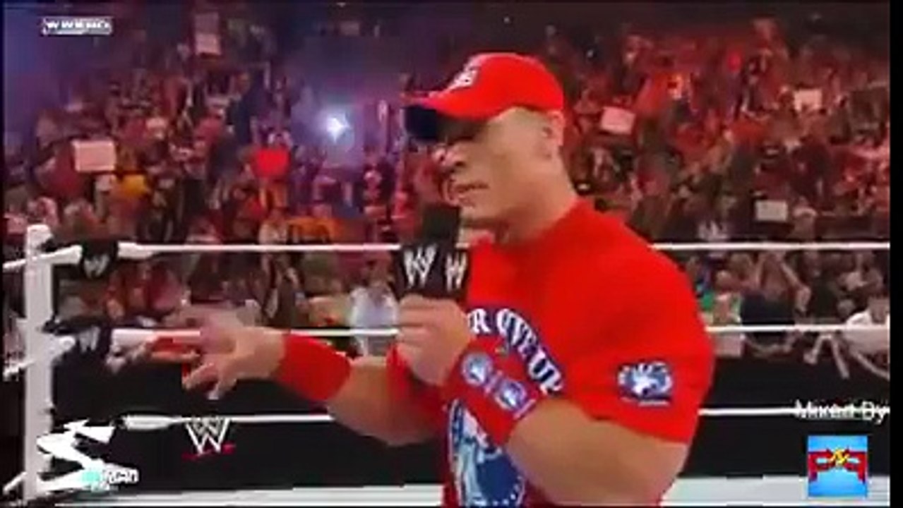 WWE Funny Video - John Cena vs Rock