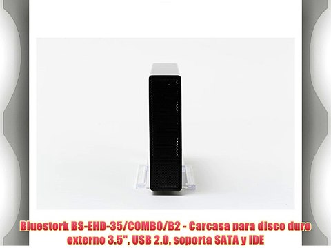 Bluestork BS-EHD-35/COMBO/B2 - Carcasa para disco duro externo 3.5 USB 2.0 soporta SATA y IDE